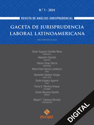 cover image of Gaceta de jurisprudencia laboral latinoamericana